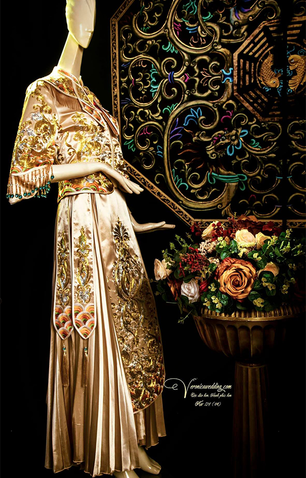 Áo Khỏa Nữ Vàng Lộng Lẫy - Kw 124 (M) - Verronica Wedding