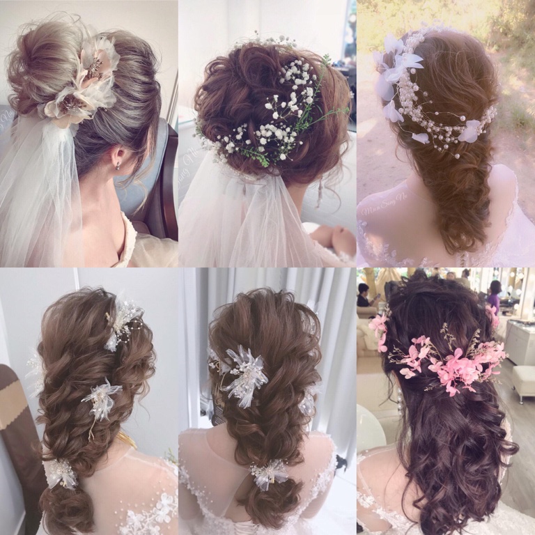 Tổng hợp 1001 kiểu tóc cô dâu mới nhất mùa cưới 2021 - Veronica Wedding-  Thương hiệu số 1 về áo khỏa