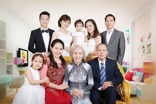 Cách chọn trang phục khi chụp ảnh gia đình