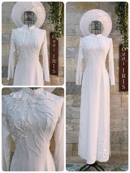 4 mẫu áo dài trắng cho cô dâu mùa cưới 2020 – Cưới Iris