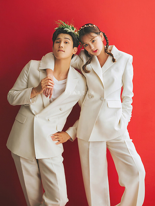 tao dang chup anh cuoi trong studio tua nhau