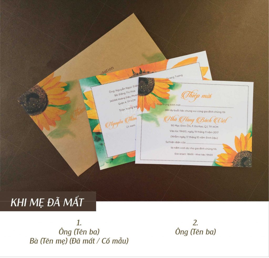 cách viết thiệp cưới khi mẹ mất cách viết thiệp cưới khi mẹ mất