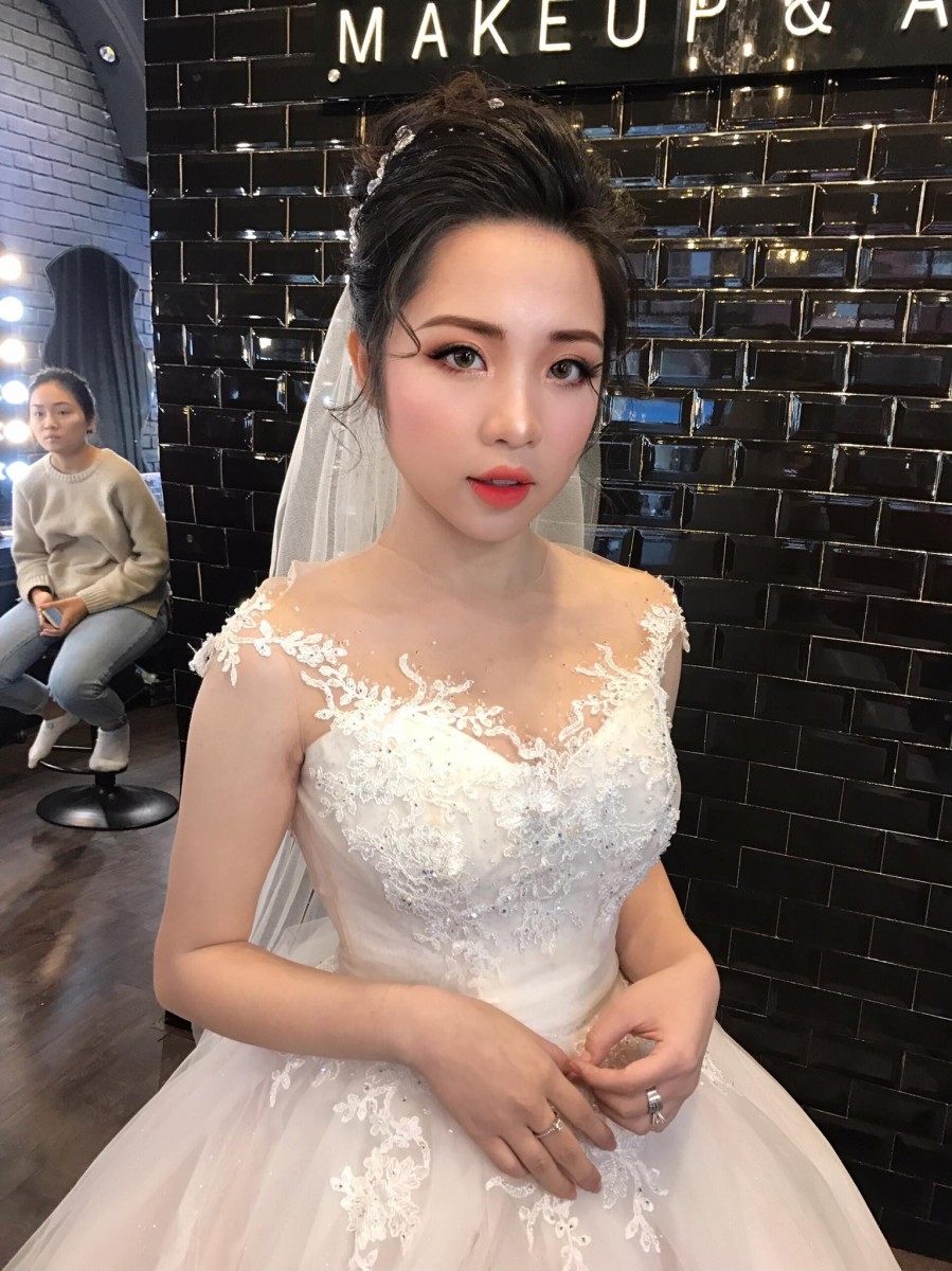 kieu toc ngan co dau han quoc