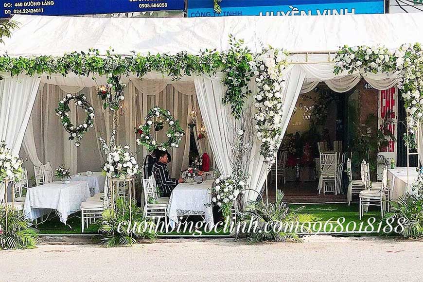 mẫu nhà rạp do cưới hỏi ngọc linh thực hiện