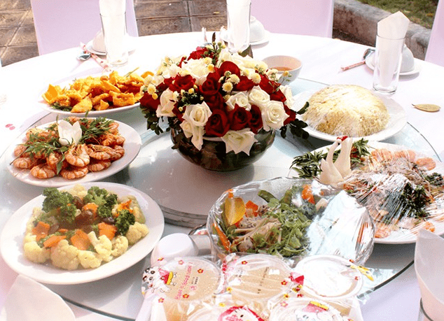 Mâm cỗ cưới gồm những món gì