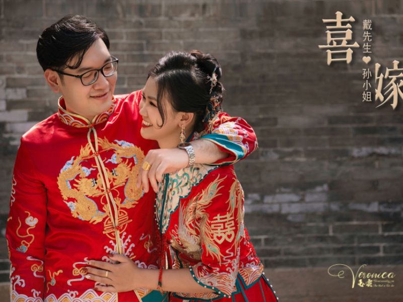 Màu sắc trong hỉ phục của người Hoa