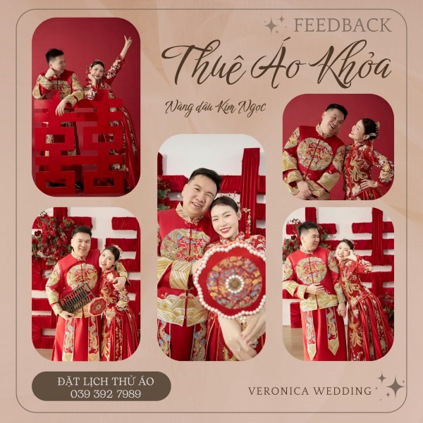 Veronica Wedding chuyên cho thuê đồ khoả cặp đôi chất lượng