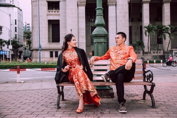 Ảnh cưới phong cách châu Âu tại Ngân hàng Nhà nước Sài Gòn