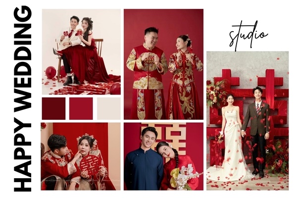 Chụp ảnh cưới tại studio mang đến những bức hình hoàn hảo với ánh sáng được kiểm soát và đa dạng concept