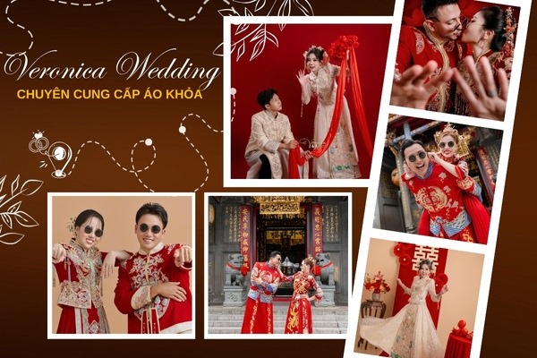 Veronica Wedding cung cấp dịch vụ cho thuê áo khỏa kèm chụp ảnh cưới tại studio và ngoại cảnh, lưu giữ nét đẹp văn hóa truyền thống
