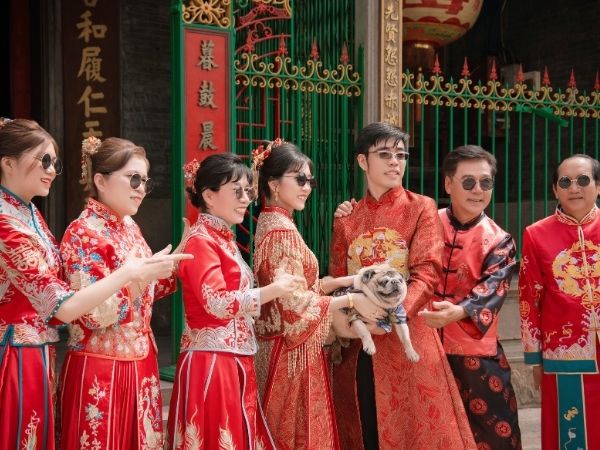 Không gian mang dấu ấn văn hóa là địa điểm phù hợp để chụp ảnh gia đình