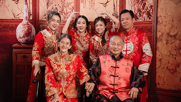 Diện trang phục Á Đông trong concept chụp ảnh tại VERONICA WEDDING